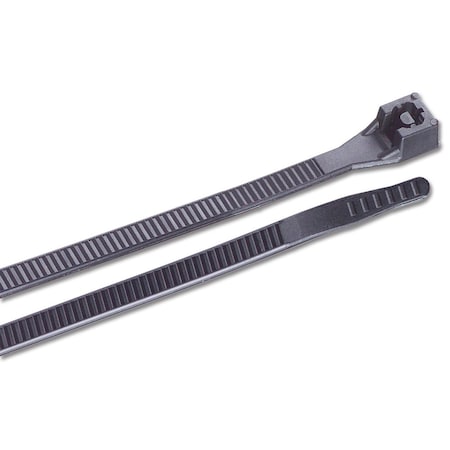 Ancor Cable Tie, 14 in L, 4 in Max Bundle Dia., Black, Nylon 6/6, 75 lb Strength 199214